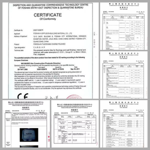 고광택 60x120cm 고급 스톤 마블 포세린 타일 10mm 두께 바닥 타일 내마모성 - Product Image 4