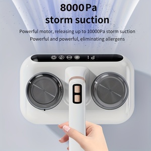 Private Label Home Portable Mattress <b>Vacuum</b> Mite Remover Cordless <b>Handheld</b> Cleaner Powerful Suction for Cleaning Bed Pillows - Product Image 2