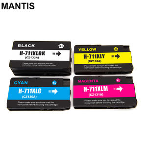 Cartouche d'encre compatible MANTIS <span class=keywords><strong>HP</strong></span> <span class=keywords><strong>711XL</strong></span> CMYK couleur, haute capacité, rechargeable, qualité A+, remplacement pour - Product Image 3