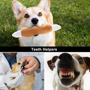 12 adet yavru köpek peluş <span class=keywords><strong>Squeakers</strong></span> ile gıcırtılı oyuncaklar dolması - Product Image 3