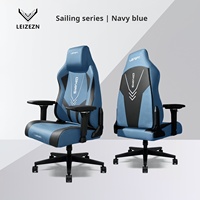 Chaise de jeu ergonomique pour e-sport avec accoudoirs réglables, dossier haut inclinable et soutien lombaire pour de longues heures de jeu sur PC