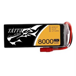 22.2V 25C 6S 8000mAh Rechargeable UAV Battery Pack for <b>Drones</b> Accessories Made in China - Product Image 1