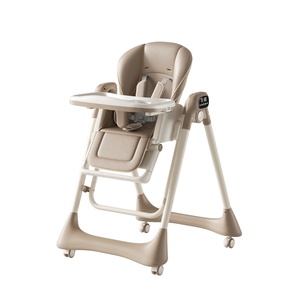 <span class=keywords><strong>Chaise</strong></span> haute pliable et réglable pour bébé avec fonctions de sécurité, en plastique, pour enfants de 3 mois et plus, usage domestique - Product Image 1