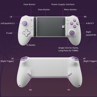 Control de Juego Móvil Cómodo y Conveniente Aolion Hall, Joystick Extensible para Android, IOS, Conexión BT, PC