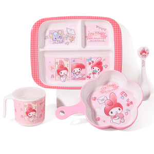 Wuhe Kids Melamine Bowl Set Cartoon Design Irregular Shape For Children's Dining - Product Image 4