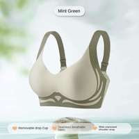 Soutien-gorge sport anti-affaissement à dos élégant, à armature fixe, une pièce, avec effet push-up et effet galbant, style gothique à couleurs contrastées pour femme