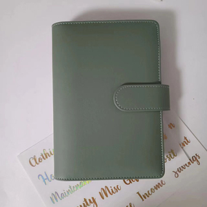 ขายส่ง20สี6แหวนหลวมหนัง PU ระบบการประหยัดเงินสดออแกไนเซอร์แพลนเนอร์โน้ตบุ๊คกระเป๋าสตางค์ A6เครื่องผูกงบประมาณ - Product Image 2