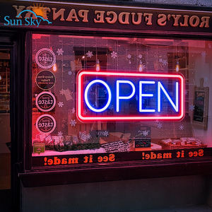 カスタムサイズLEDオープンネオンサインカラフルなネオンサインビジネス会社モールショップパーティーバー寝室装飾 - Product Image 1