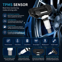 Sensores de Presión de Neumáticos TPMS OEM 05154876AA 433Mhz, Sistema de Monitoreo de Presión de Neumáticos para Alfa Romeo/Citroën/Dodge/Maserati