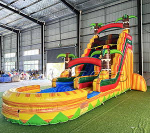 Langko <span class=keywords><strong>Inflatable</strong></span> 20ft vàng đá cẩm thạch nước hồ bơi <span class=keywords><strong>Slide</strong></span> 22ft Palm Tree <span class=keywords><strong>Inflatable</strong></span> trượt nước trẻ em <span class=keywords><strong>Inflatable</strong></span> trượt nước - Product Image 1