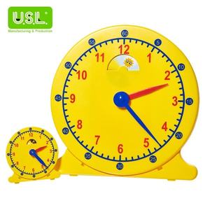 Large Plastic <b>Math</b> Clock <b>Toy</b> Educational <b>Toy</b> for Children's Time-Telling Activities - Product Image 2