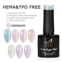 Vernis à ongles gel magnétique effet œil de chat sans HEMA ni TPO, à retirer par trempage, compatible UV/LED