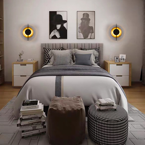 Lámpara de Pared de Hierro Forjado de Lujo Posmoderno, Diseño Nórdico Moderno Minimalista para Sala de Estar, Creativa y Personalizada para Proyectos - Product Image 2