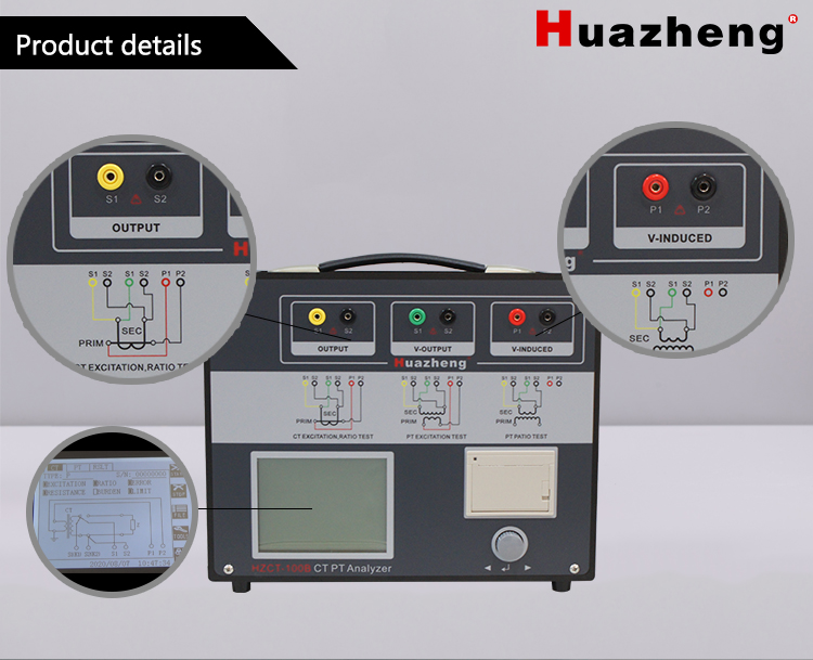 Huazheng Nhà Cung Cấp Điện Trung Quốc Thiết Bị Kiểm Tra Biến Áp Dòng Điện Máy Phân Tích Thông Số Ct Pt Tần Số Công Suất