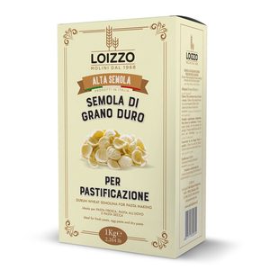 Semolina de Trigo Duro de Alta Calidad Hecha en Italia para Pasta en Bolsa al Vacío de 10 kg Lista para Cocinar para Pasta Fresca y con Huevo - Product Image 1