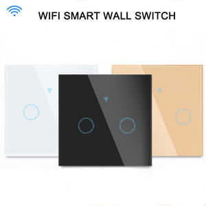 Interruptor táctil inteligente WIFI + BLU UK EU 1 2 3 4 Gang Tuya, interruptores de luz de pared, Control remoto de voz a prueba de agua <span class=keywords><strong>por</strong></span> Alexa <span class=keywords><strong>Google</strong></span> <span class=keywords><strong>Home</strong></span> - Product Image 6