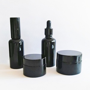 ขวดครีมแก้วสีม่วงขนาด 30 มล. 50 มล. 100 มล. ขายดีที่สุด ขวดเครื่องสำอางสีเข้มสวยงาม - Product Image 1