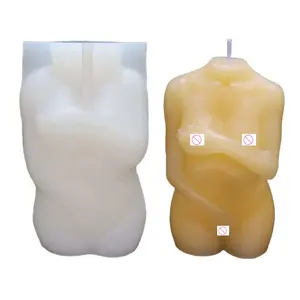 3d Body Kaarsvorm Siliconen Wax Mal Geurkaarsen Menselijk Lichaam Moldes Verlegen Vrouwelijke Hand Hand Mannelijke Cake Tools Siliconen Vorm