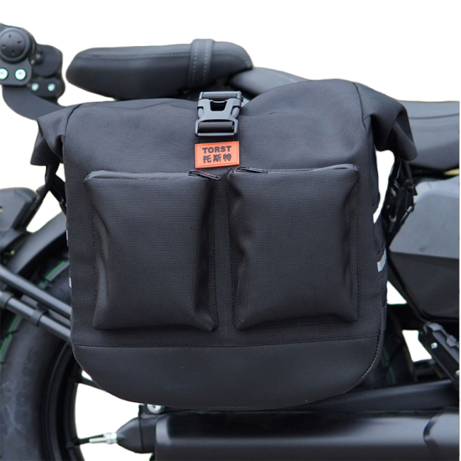 Canvas edge bag double bag+ mounting bracket