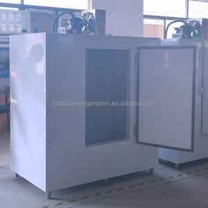 COLDSTAR ICE-630 Door Ice Storage Merchandiser Bags Ice <b>Freezer</b> Cabinet Single Glass Wheel Stainless Steel Leg Digital Control - Product Image 3