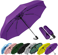 OVIDA Vente en gros Parapluie personnalisé Coupe-vent Fabricant OEM Parapluie compact automatique de voyage pour la pluie