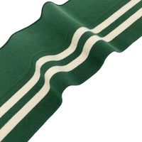 Les poignets côtelés en tricot de coton élastique 1x1 respectueux de l'environnement s'appliquent aux accessoires vestimentaires de doudoune