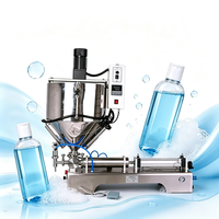 Machine de remplissage semi-automatique à chauffage et mélange 30L avec trémie agitante, capacité 20-500ml, en SUS304, pour beurre de cacahuète