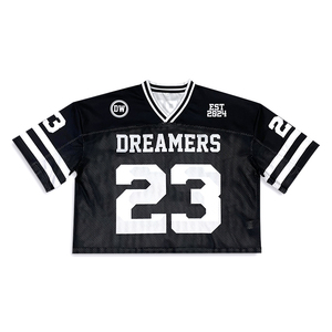 Maillot de football surdimensionné personnalisé Sublimation Design Youth Team Retro American Football Jersey - Product Image 2