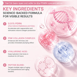Bálsamo Multiusos de Colágeno Rosa PDRN 0.01% PDRN Antienvejecimiento, Efecto Rellenador Instantáneo, Hidratación 24H, Barra Facial para Líneas Finas - Product Image 4