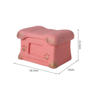 Guci Keramik Modern Ramah Lingkungan untuk Hewan Peliharaan - Peti Mati Tahan Air & Biodegradable untuk Abu Jenazah Anjing & Kucing yang Dapat Disesuaikan - Product Image 2