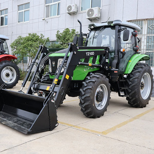 Tracteur agricole QLN 100hp 110hp 120hp 125hp 130hp avec chargeur frontal et contrepoids aux roues en Argentine - Product Image 1