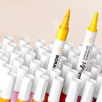 Ensemble de marqueurs à double tête pour enfants pour la peinture à l'aquarelle, ensemble de marqueurs acryliques pour étudiants, vente en gros disponible