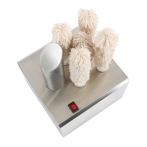 Pulidora de Vasos Comercial de 5 Cabezas, Máquina Pulidora de Vasos de Acero Inoxidable para Bares y Restaurantes - Product Image 1