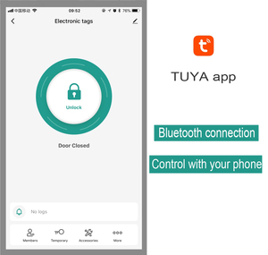 Tuya חכם אפליקציה דלת פתיחה כרטיס טלפון נייד בקרת דלת טלפון נייד - Product Image 6