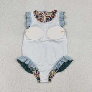 S0598 RTS Ensemble de maillot de bain sans manches pour fille, motif camouflage cerf, vente en gros pour enfants - Product Image 3