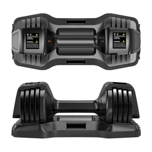 Set di manubri regolabili rapidi da 25 libbre Set di <span class=keywords><strong>pesi</strong></span> singoli Set di manubri regolabili automatici per Fitness - Product Image 1