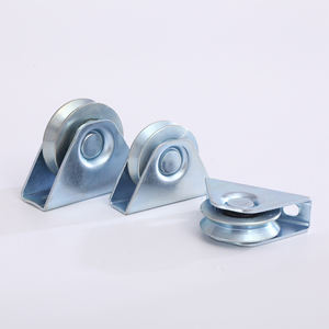 Rouleau de roue universel en acier polyvalent de 100mm avec rainure U/V/Y pour <span class=keywords><strong>rail</strong></span> de guidage de piste de clôture de porte coulissante extérieure - Product Image 2