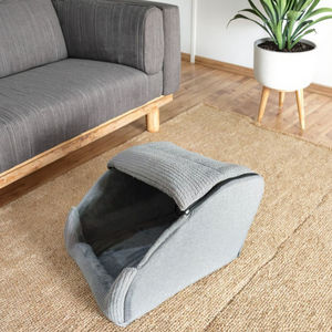 Casa para mascotas mediana grande para todas las estaciones, estilo Villa semicerrada, característica lavable extraíble, sólida para invierno dorado para perros y gatos - Product Image 6