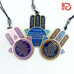 เครื่องประดับแขวนรูปมือฮัมซาแบบสั่งทำพิเศษ พร้อมคำอวยพรหลายภาษา ของตกแต่งบ้าน ของขวัญ รูปทรงไม่สม่ำเสมอ ปรับแต่งได้ - Product Image 5