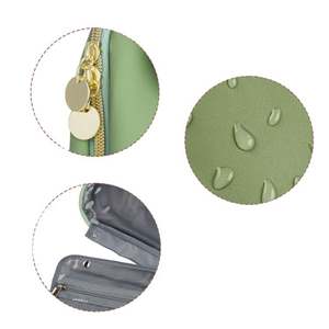 Échantillon gratuit Organisateur de toilette de voyage résistant à l'eau Beauté Sac de rangement pour maquillage personnalisé Sac cosmétique pour femmes - Product Image 4