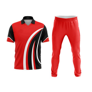 Футбольная форма на заказ с именем и логотипом, новый дизайн, дышащий сетчатый материал, цифровая печать, воротник поло, унисекс, для взрослых, комплекты для крикета - Product Image 1