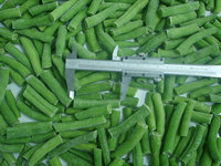 Haricots verts coupés IQF de haute qualité, surgelés individuellement, prix d'usine, provenance Chine