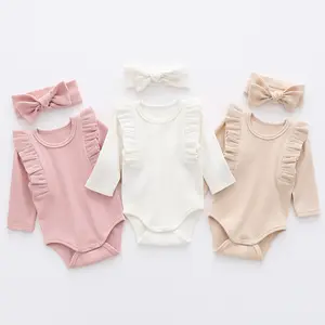 Infant Summer 9 Month Baby Girl Cotton Clothes Custom Onesies Baby Designers Clothes Girls For Summer