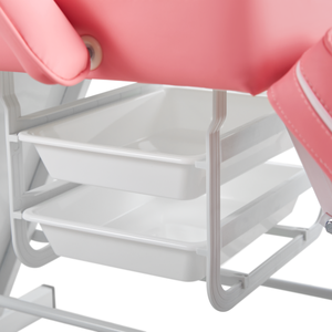 Neues Design Klappbare Kosmetikliege mit Sattelstuhl und Aufbewahrungsbox für Salon Spa Massageliege Ledermaterial - Product Image 6