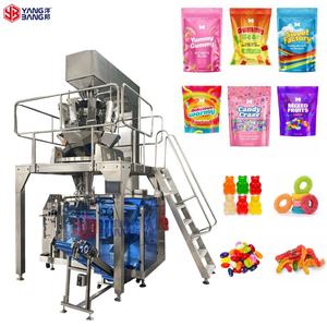 YB-210D Automatische Hard Candy Zacht Snoep Nieuwigheid Snoep Aardappelchip Chocolade Hardware Zelfsluitende Zak Verpakkingsmachine. - Product Image 1