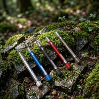 Stylo multifonction promotionnel en plastique coloré avec stylet, boussole et tournevis 1,0 mm – Stylo sport avec logo pour événements colorés