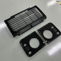 Nouveau Style Automobile Calandre Supérieure Noir Brillant pour Véhicule Classique Land Rover Defender 90 110