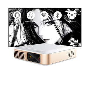 LED 3D Mini DLP Projectors 4K Home WiFi Smart Android 13 2*3W Portable <b>Wireless</b> Speakers for Outdoor Camping Auto S-230Pro Dlp P - Product Image 1