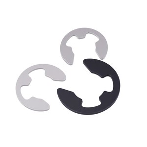 Paquete de 10 Anillos de Retención Tipo E de Acero Inoxidable 304 con Recubrimiento de Zinc Negro, Tamaños M1.2, M1.5, M2, M2.5, M3, M3.5, M4, M5 - Product Image 2