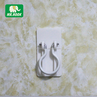 Probebi HS08 usage quotidien forme ronde mur adhésif crochet cintre en plastique porte-manteau crochet pour usage quotidien
